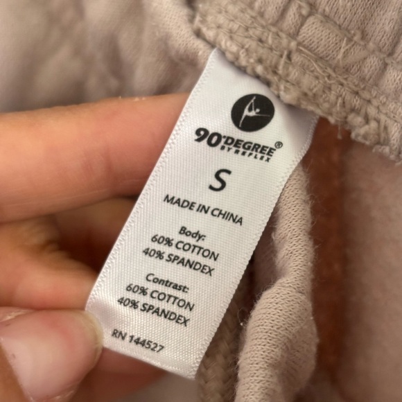 90 Degree By Reflex Tan Track Pants Relaxed Fit - Picture 4 of 6